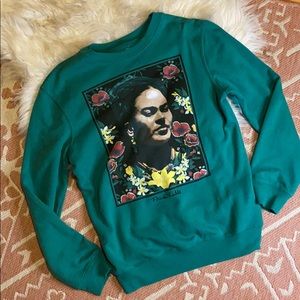 Frida Kahlo Sweatshirt GUC XS